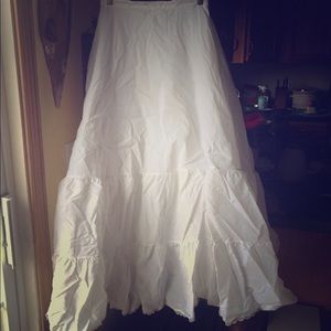 Full Length Bridal Petticoat in White